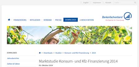 Studie vom GfK im Auftrag des Bankenfachverbands